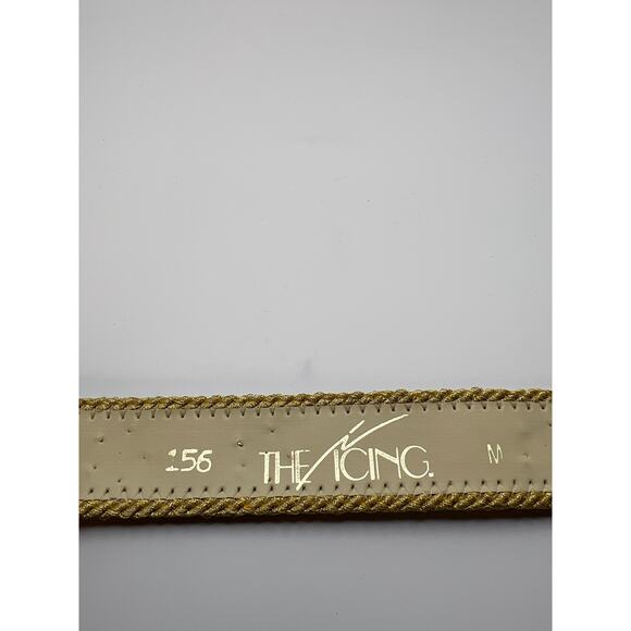 The Icing White Gold Star Stud Belt Medium 36\